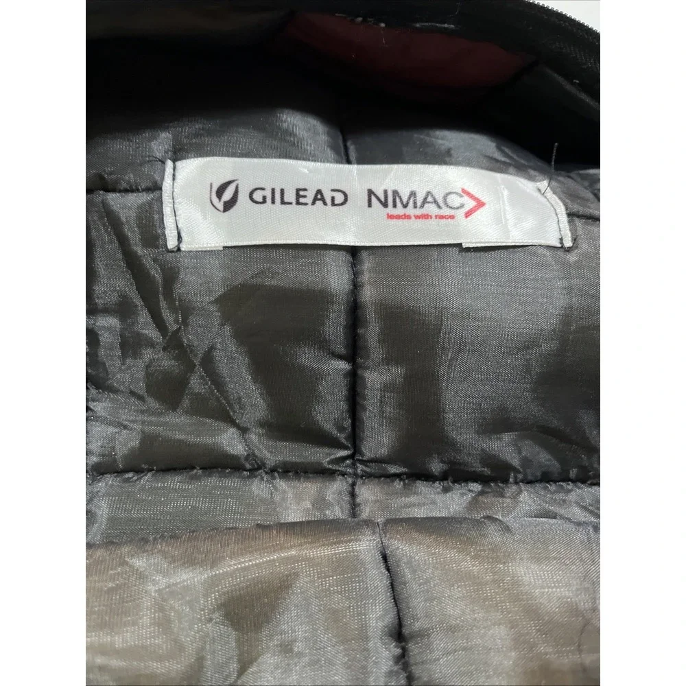 Gilead‎ NMAC Large Patchwork backpack side pocket 16x13